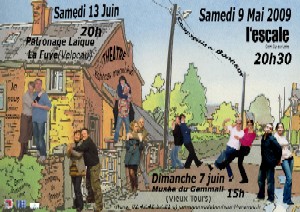 affiche des spectacles des adultes